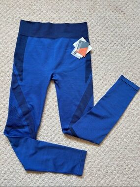 Seamless Royal Blue & Navy Active Leggings